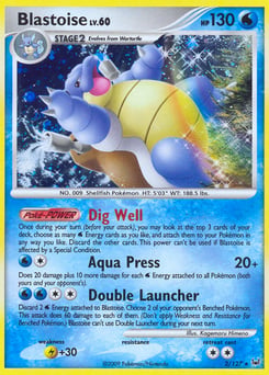Blastoise – Rare Holo – Platinum
