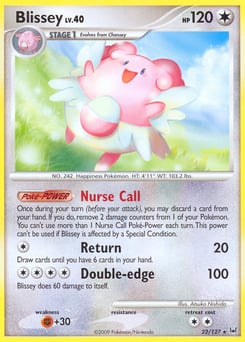 Blissey – Rare – Platinum