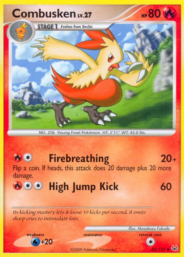 Combusken – Uncommon – Platinum