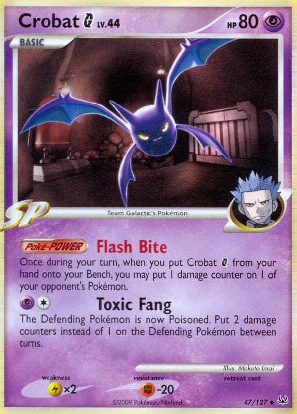 Crobat G – Uncommon – Platinum
