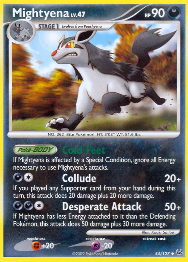 Mightyena – Uncommon – Platinum