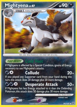 Mightyena – Uncommon – Platinum