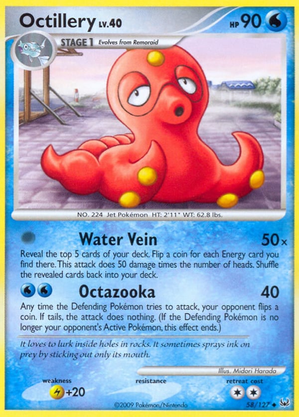 Octillery – Uncommon – Platinum