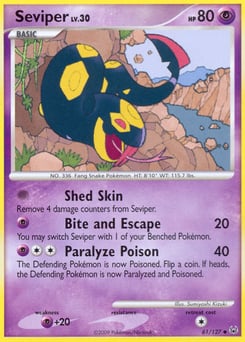 Seviper – Uncommon – Platinum