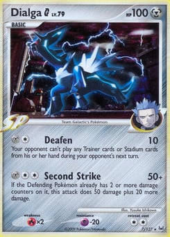 Dialga G – Rare Holo – Platinum