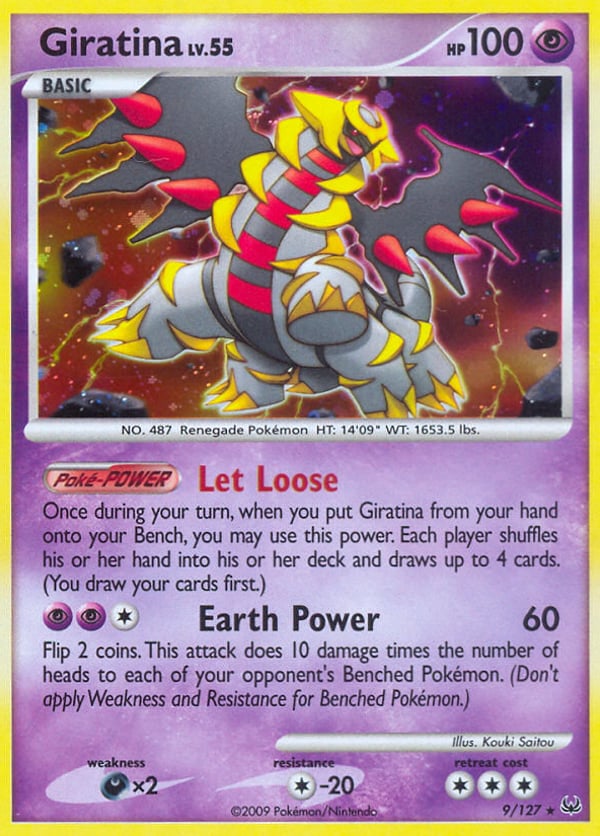 Giratina – Rare Holo – Platinum