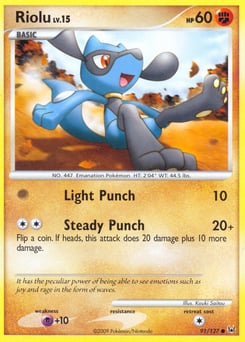Riolu – Common – Platinum