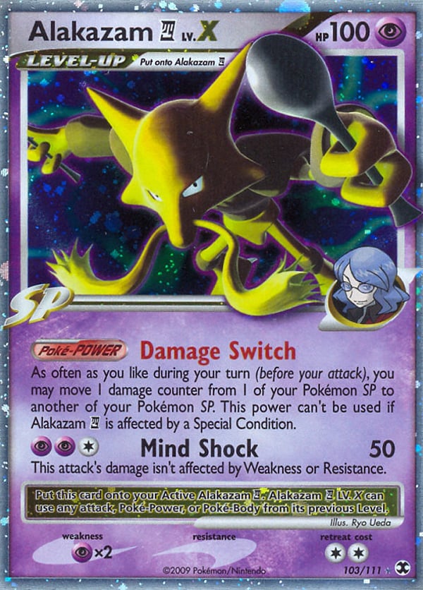 Alakazam E4 LV.X – Rare Holo LV.X – Rising Rivals