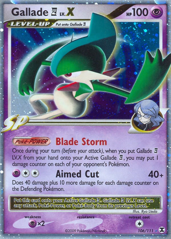 Gallade E4 LV.X – Rare Holo LV.X – Rising Rivals