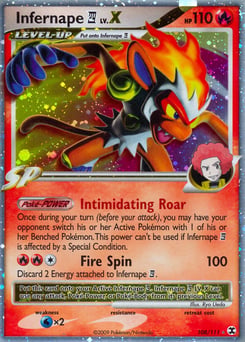 Infernape E4 LV.X – Rare Holo LV.X