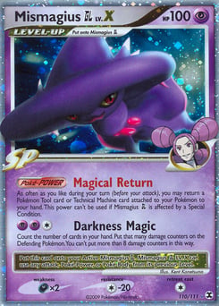 Mismagius GL LV.X – Rare Holo LV.X – Rising Rivals