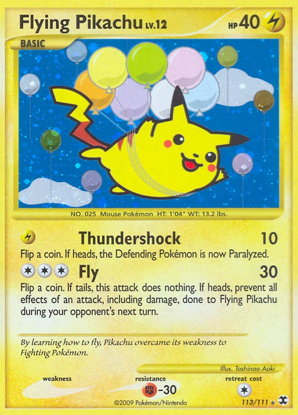Flying Pikachu – Rare Secret – Rising Rivals
