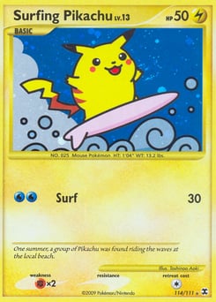 Surfing Pikachu – Rare Secret