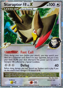 Staraptor FB LV.X – Rare Holo LV.X