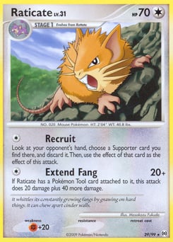 Raticate – Rare – Arceus