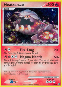 Heatran – Rare Holo – Arceus