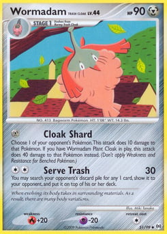 Wormadam Trash Cloak – Uncommon – Arceus