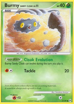 Burmy Sandy Cloak – Common – Arceus
