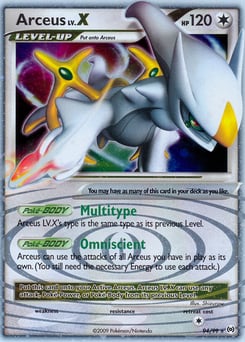 Arceus LV.X – Rare Holo LV.X – Arceus