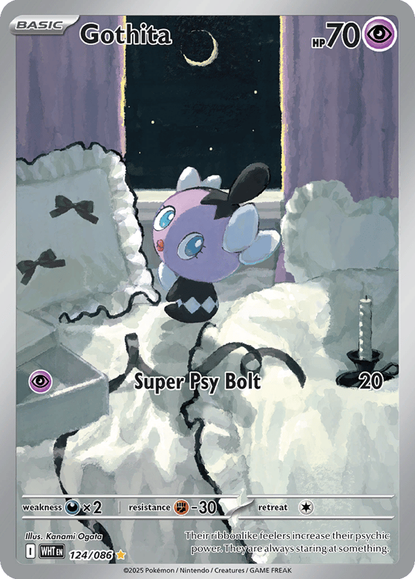 Gothita – Illustration Rare – White Flare