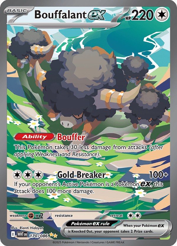Bouffalant ex – Special Illustration Rare – White Flare