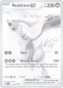 Reshiram ex – Black White Rare