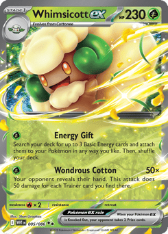Whimsicott ex – Double Rare