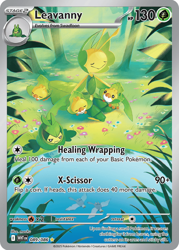 Leavanny – Illustration Rare – White Flare