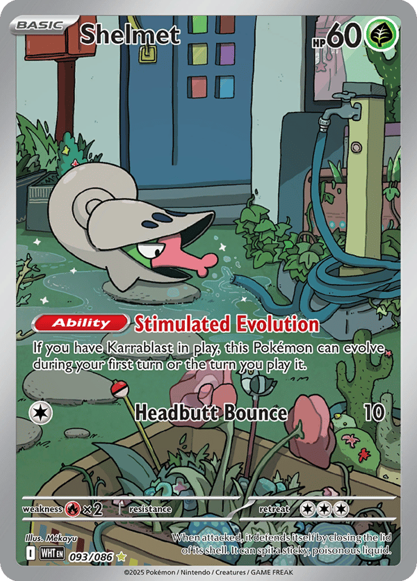 Shelmet – Illustration Rare – White Flare