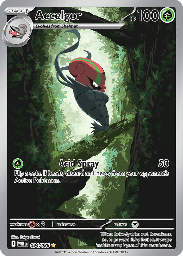 Accelgor – White Flare
