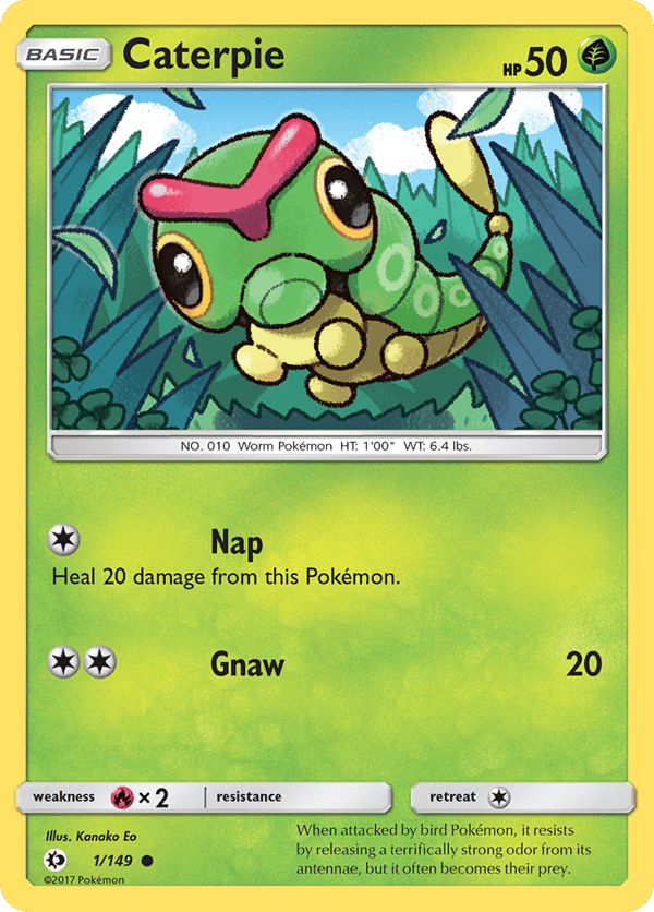 Caterpie – Common – Sun & Moon