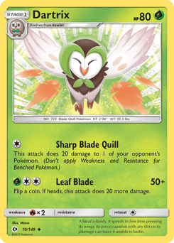 Dartrix – Uncommon – Sun & Moon