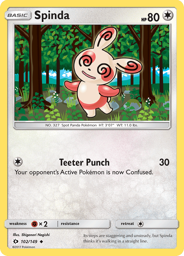 Spinda – Uncommon – Sun & Moon