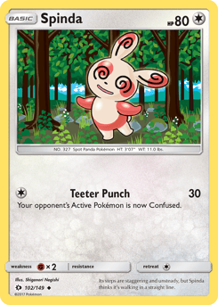 Spinda – Uncommon – Sun & Moon