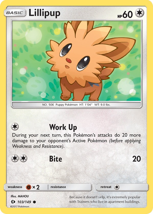 Lillipup – Common – Sun & Moon