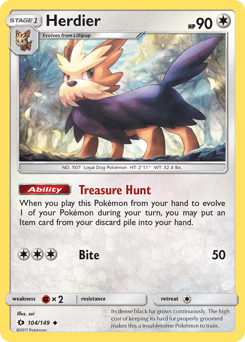 Herdier – Uncommon – Sun & Moon