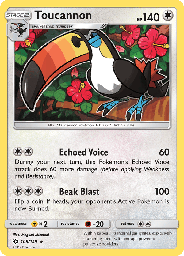 Toucannon – Rare – Sun & Moon