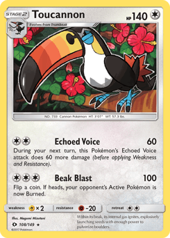 Toucannon – Rare – Sun & Moon