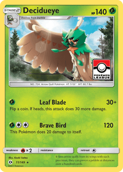 Decidueye – Rare – Sun & Moon