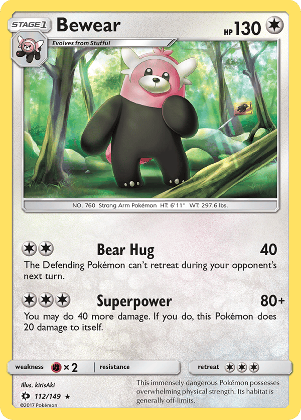 Bewear – Rare – Sun & Moon