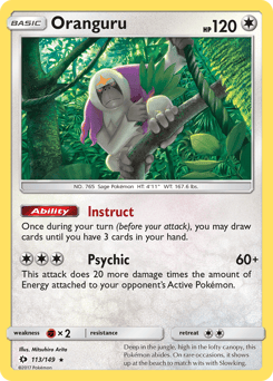 Oranguru – Rare Holo – Sun & Moon