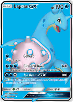 Lapras-GX – Rare Ultra – Sun & Moon