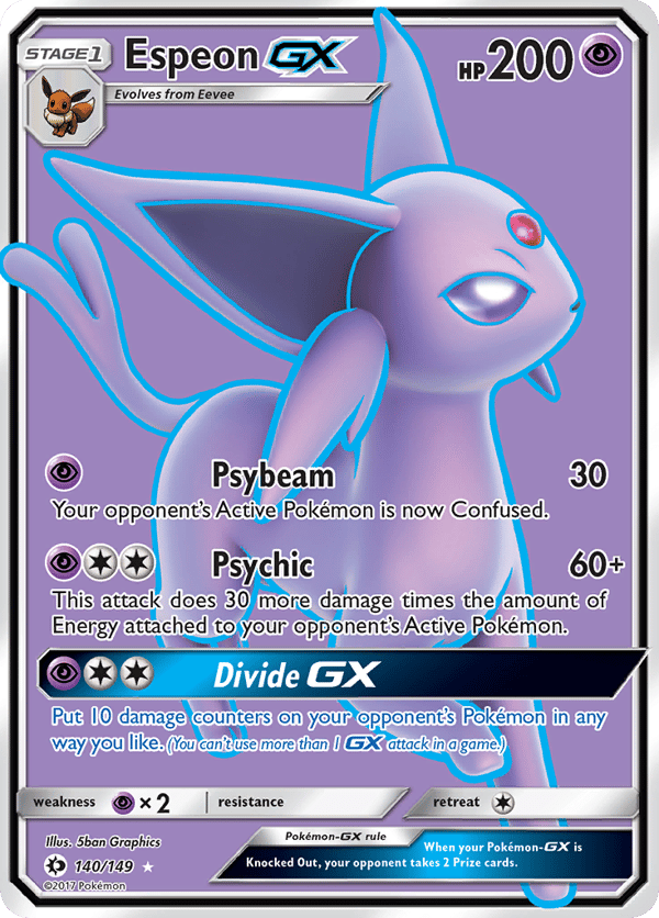 Espeon-GX – Rare Ultra – Sun & Moon