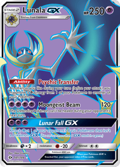 Lunala-GX – Rare Ultra – Sun & Moon