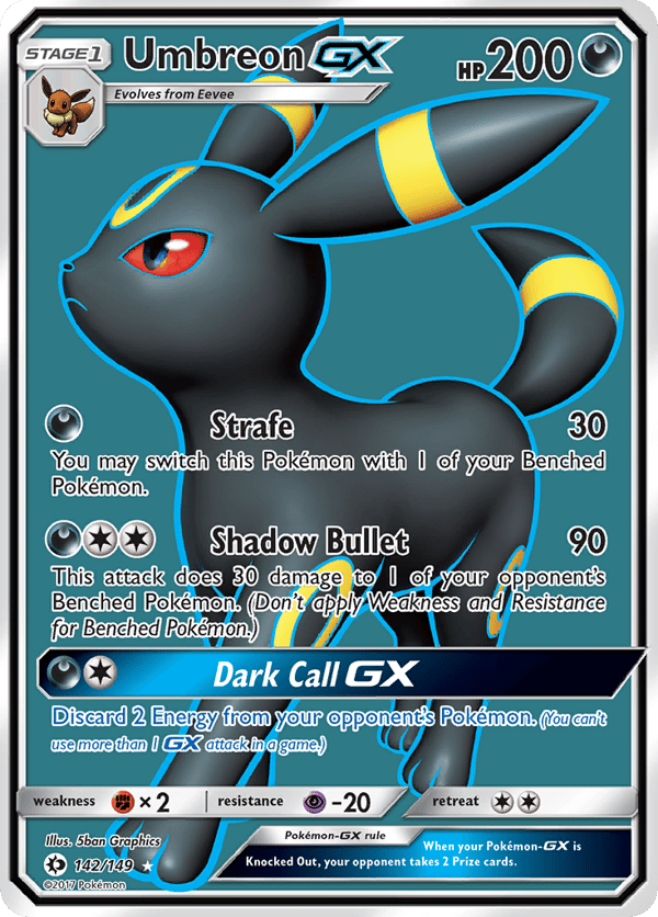 Umbreon-GX – Sun & Moon