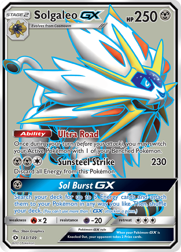 Solgaleo-GX – Rare Ultra – Sun & Moon