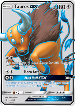 Tauros-GX – Rare Ultra – Sun & Moon
