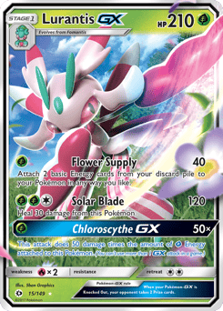 Lurantis-GX – Rare Holo GX – Sun & Moon