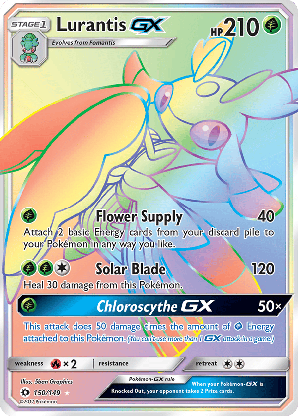 Lurantis-GX – Rare Rainbow – Sun & Moon