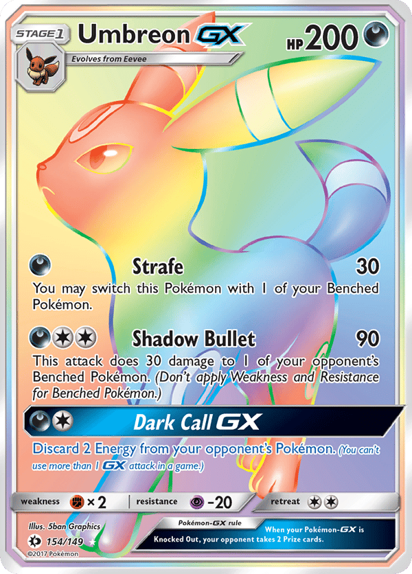 Umbreon-GX – Sun & Moon